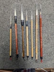 Yuming By Connoisseur Calligraphy Brushes Set Of 7 Different Styles/sizes New. Fixed Price $105.00.