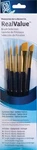 Princeton Artist Brush Synthetic Gold Taklon Real Value SET-5/PKG. Fixed Price $15.01.