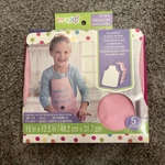 IMAGIN8 Child Apron Set Of 5 Pink Purple White New!. Fixed Price $19.99.