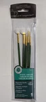 Royal &langnickel White Taklon Set Brush 5 Pcs Watercolor Acrylic Tempera New!. Fixed Price $13.50.