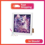 Bowetile 5D Diamond Painting Kits For Kids Adults Beginners With Frame, Cat. Fixed Price $10.91.