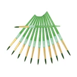 Royal Size 8 Green Paint Brushes Pack Of 12 For Art Classroom Studio. Fixed Price $28.29.