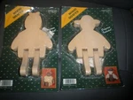 New Moveable Wood Shapes 8 1/2" Mamie & 7 Boy Wangs Intl To Paint (T34). Fixed Price $20.69.