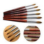 Professional Kolinsky Sable Nail Brush Round Red Wood Handle Acrylic Tool. Fixed Price $7.24.