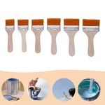 Pro Grade Nylonpaint Brushes 6 Pack Variety Angle For Painting. Fixed Price $5.19.
