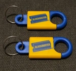 Lot Of 2 Vintage Blockbuster Video Plastic Key Ring Chain New! Free Shipping. Fixed Price $9.95.