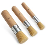 3 Pack Wooden Brush, Washable Bristle Stencils Brushes For Painting, .... Fixed Price $19.08.