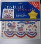 Instant Stencils Patriotic Americana Imperial Just Rub On 3 Sheets Pkge Nip. Fixed Price $12.99.