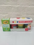 Crayola Acrylic Set, Primary Colors, Painting Supplies, 4CT. Fixed Price $10.79.
