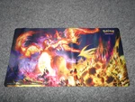 Pokemon New! Vmax Ultra Premium Collection Charizard Rubber Backed Play Mat. Fixed Price $15.99.