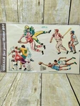 Vtg Sports Meyercord Decals Hockey Football Basketball Baseball 499-A. Fixed Price $12.96.