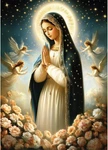 Ceovr Virgin Mary Diamond Art Kits For Adults, Blessed CM057-WHITE. Fixed Price $12.35.
