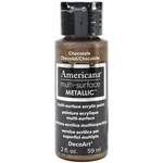 Deco Art Americana Multi-surface Metallic Acrylic Paint 2OZ-CHOCOLATE (6PK). Fixed Price $20.91.