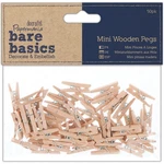 Docrafts Papermania Mini Wooden Pegs (50PK) - Card Making. Fixed Price $8.08.