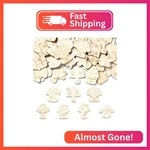 Kitbeads 200PCS Random Mushroom Wooden Cutouts Unfinished Painting Crafts. Fixed Price $13.22.