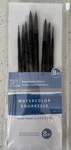Artists Loft 8-PC Brown Synthetic Round Watercolor Brushes Zipper Pouch New. Fixed Price $13.99.