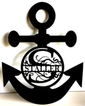 Custom Large Ship Boat Anchor Metal Sign Art 24"X20" Family Choose Your Color. Fixed Price $41.99.