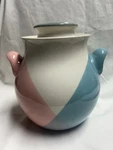 Eva Zeisel Hall China Tri-tone 1566 Cookie/biscuit Jar Mid Century Modern Read. Fixed Price $120.00.