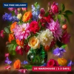 Ceovr Flower Diamond Art Kits For Adults, Colorful Painting Dots. Fixed Price $15.59.