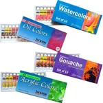 Jack Richeson Colour Artist Tube Set 12ML For Painting & Crafts. Fixed Price $14.27.