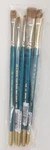 5 Pc Royal Pure Red Sable Paint Set - Brushes Sizes 4, 6, 8, 10, 12. Fixed Price $24.99.