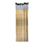 Charles Leonard Flat Tip Easel Paint Brushes With Long Handle, 0.25 Inch, Nat.... Fixed Price $17.89.