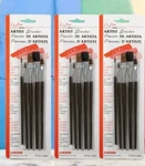 3 Packs Linzer A555 Jour 100% Natural Bristles Artist Brush Set. Fixed Price $15.99.