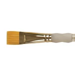 Royal & Langnickel Soft Grip Gold Taklon 3/4" Glaze Wash Brush. Fixed Price $7.95.