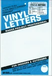 Duro 1/2-INCH Gothic Vinyl Letters And Numbers Set White. Fixed Price $14.24.