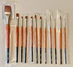 Kingart Radiant All-purpose Multi-media Assorted Brush Set, 12 Piece / New!. Fixed Price $50.00.