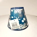 Darice Miniature Paper Lamp Shade Blue Snowflakes Winter Decor 4 Inch Nwt. Fixed Price $10.99.