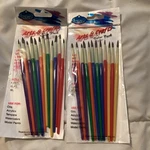 New 2 Packages Royal Langnickel Art Paint Brushes Natural Hair Mediums. Fixed Price $15.00.