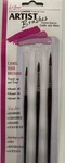 Linzer No. 2, 4, 6 Round Artist Brush Set For Oil Watercolor Decor Craft A383. Fixed Price $10.00.