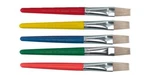 Creative Arts Paint Brushes, Short Stubby Plastic 5-PACK Assorted Flat Tip. Fixed Price $9.70.