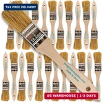 Pro Grade - Chip Paint Brushes 24 Ea 1 Inch Light Brown. Fixed Price $19.48.