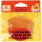 Plaid Mod Podge Brush Applicator 2.25"-GOLD Taklon. Fixed Price $10.96.