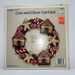 Vtg Christmas Demis Gingerbread Wood Wreath Cute & Clever Cut-outs 11 Nos EL2. Fixed Price $12.00.