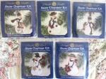 Lot Of 5 Mill Hill "snow Charmer" Counted Glass Bead Kits W/ Petite 2001. Fixed Price $44.88.