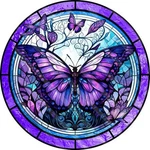 Ajepon Butterfly Diamond Painting Kits For Adults-stained Glass Dia.... Fixed Price $9.26.