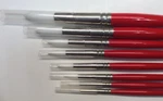Winsor & Newton Acrlic Oil Brushes, University Series ,235, Lot Of 8. Fixed Price $77.97.