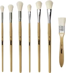 Gilding Brush SET,7 Pcs Professional Goat Hair Blend Mop For Acrylic. Fixed Price $22.99.