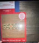 Celebrate Led Wood Plaque Kit Noel Handmade Holidays 10"X10" Craft Brand New. Fixed Price $17.00.