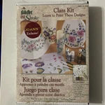 Plaid Folk Art One Stroke Class Kit #1214 Learn Paint Floral Designs - New. Fixed Price $15.00.