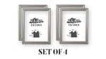 Us Art Frames Cloud Silver 0.75" Wood Picture & Poster - Set Of Four. Fixed Price $159.36.