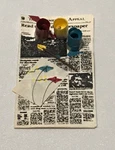 Dollhouse Miniature Artisan Made Artist's Paints And Brush New. Fixed Price $10.00.