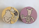 Classic Disney Winnie The Pooh & Piglet Paper Mache Stach Trinket 2 Boxes. Fixed Price $24.00.