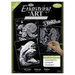 Royal Brush Foil Engraving Art Kit Value Pack 8.75"X11.5"-SILVER Tur (2PK). Fixed Price $17.38.