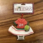 Nos Darice Home For The Holidays Christmas Ornament Football Helmet 2005. Fixed Price $8.00.