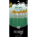 Connoisseur Gold Nylon Short Handle Brush Set 15-PIECE PRG515VP. Fixed Price $61.21.