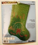 Bucilla Colorpoint Christmas Stocking Kit 63733 Holiday Horn. Fixed Price $29.99.